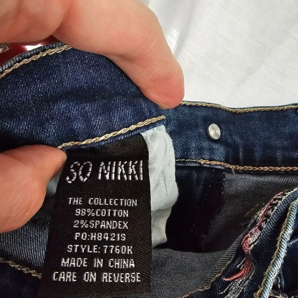 So Nikki girls distressed skinny jeans Size 12